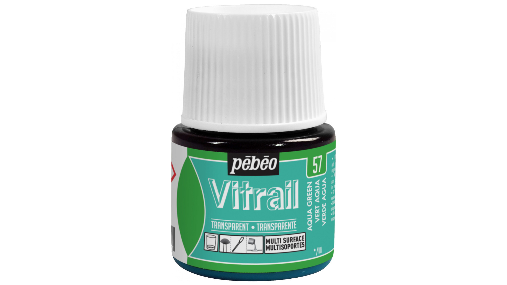 PEBEO VITRAIL Glass Paint 45ml AQUA GREEN