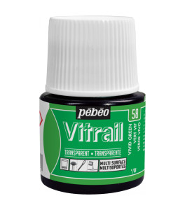 PEBEO Farba do szkła VITRAIL 45ml VIVID GREEN
