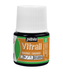 PEBEO VITRAIL Glass Paint 45ml AMBER BROWN
