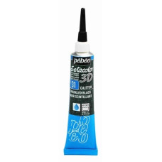 PEBEO Konturówka do tkanin Setacolor 20ml GLITTER SPARKLING BLACK