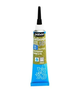 PEBEO Konturówka do tkanin Setacolor 20ml GLITTER GOLD POWDER