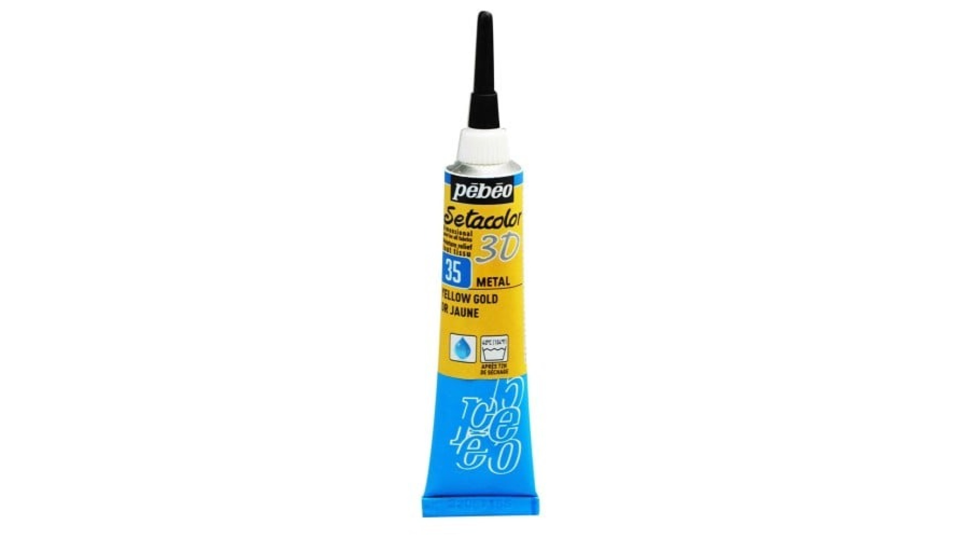 PEBEO Konturówka do tkanin Setacolor 20ml METAL YELLOW GOLD