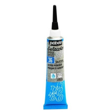 PEBEO Konturówka do tkanin Setacolor 20ml GLITTER SILVER POWDER