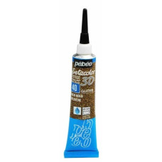 PEBEO Konturówka do tkanin Setacolor 20ml GLITTER RICH GOLD