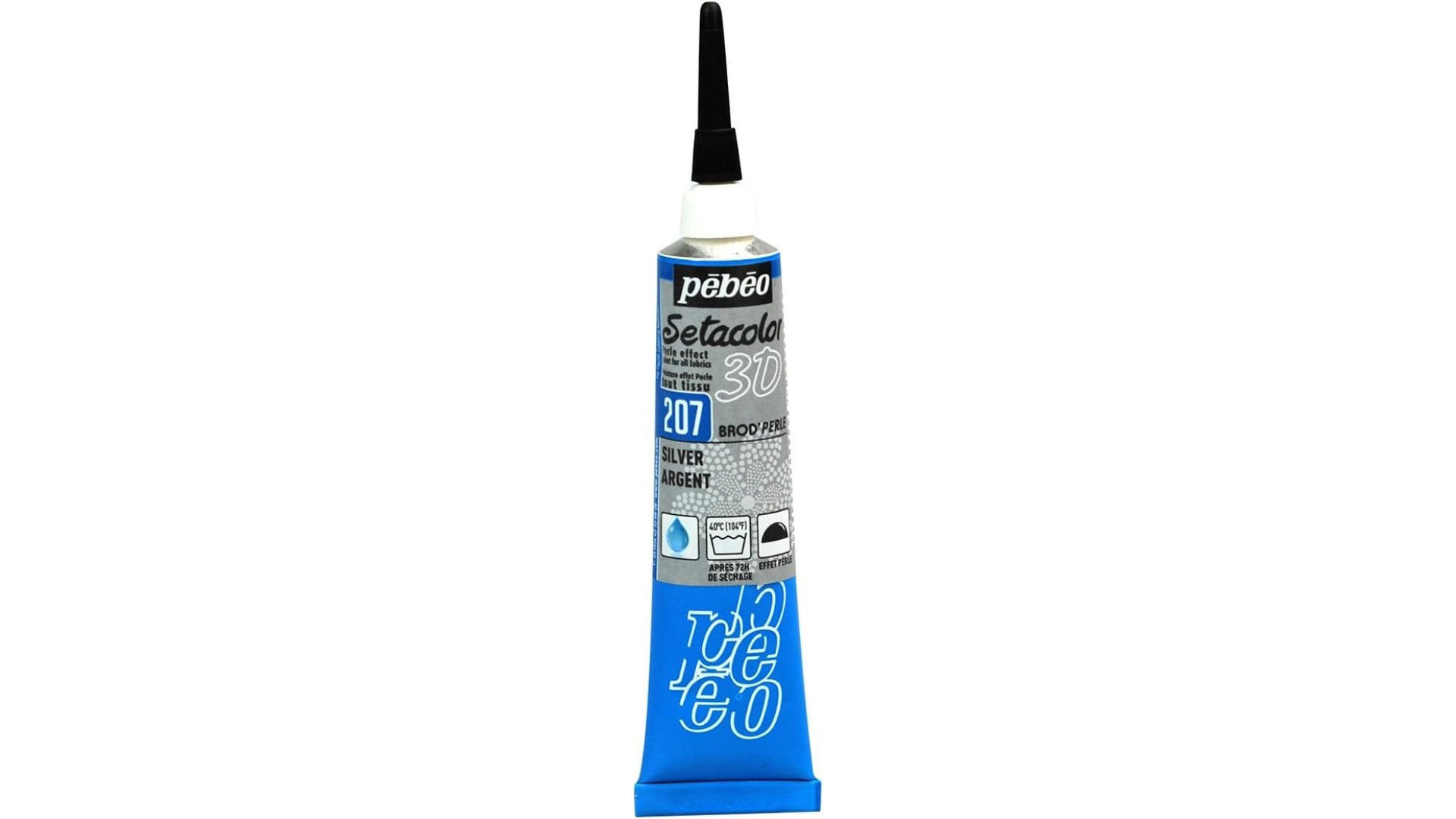PEBEO Konturówka do tkanin Setacolor 20ml PERLE SILVER