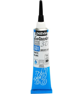 PEBEO Setacolor Fabric Outliner 20ml LINE WHITE