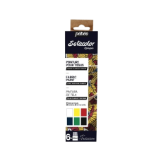 PEBEO Zestaw farb do tkanin SETACOLOR OPAQUE 6x20ml