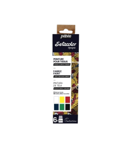 PEBEO Zestaw farb do tkanin SETACOLOR OPAQUE 6x20ml