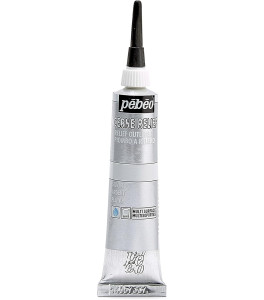 PEBEO Konturówka Vitrail Cerne Relief SILVER 20ml