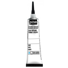 PEBEO Vitrail Cerne Relief Outliner paint WHITE 20ml