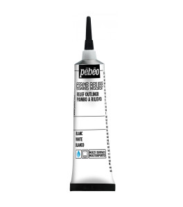 PEBEO Vitrail Cerne Relief Outliner paint WHITE 20ml