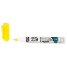 PEBEO Marker do tkanin jasnych 7A FABRIC Brush 1 mm YELLOW