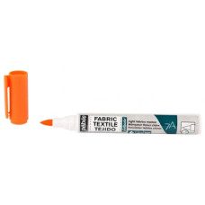 PEBEO Marker do tkanin jasnych 7A FABRIC Brush 1 mm ORANGE