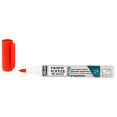 PEBEO Marker do tkanin jasnych 7A FABRIC Brush 1 mm RED