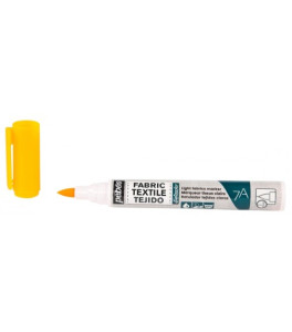PEBEO Marker do tkanin jasnych 7A FABRIC Brush 1 mm FLUO ORANGE PEBEO Marker do tkanin jasnych 7A FABRIC Brush 1 mm FLUO ORANGE