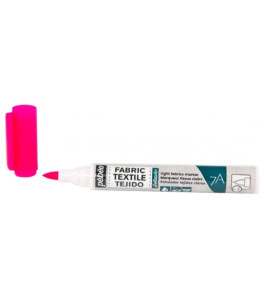 PEBEO Marker Light Fabrics 7A Brush 1 mm FLUO PINK