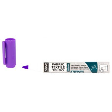 PEBEO Marker do tkanin jasnych 7A FABRIC Brush 1 mm FLUO VIOLET