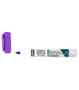 PEBEO Marker do tkanin jasnych 7A FABRIC Brush 1 mm FLUO VIOLET