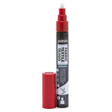 PEBEO Marker do tkanin ciemnych 7A OPAQUE 4 mm RED