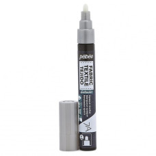 PEBEO Marker do tkanin ciemnych 7A OPAQUE 4 mm SILVER