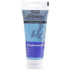 PEBEO Studio Acrylics Farba Żel Fosforyzujący 100 ml BLUE