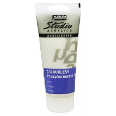 PEBEO Studio Acrylics Farba Żel Fosforyzujący 100 ml COLOURLESS