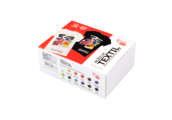 ROSA Talent STYLE Fabric Paint Set 12 × 20 ml Acrylic Textile Paints