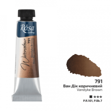 Farba akwarelowa ROSA Gallery Van Dyck Brown 791 tuba 10 ml