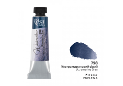 Farba akwarelowa ROSA Gallery Ultramarine Grey 798 tuba 10 ml