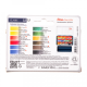 ROSA Gallery CLASSIC Watercolour Paint Set 12 Half Pans Metal Box
