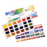 ROSA Studio Plein Air watercolour set 24x2.5 ml pans