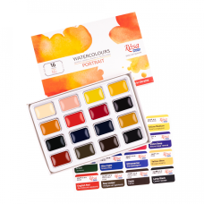 ROSA Studio Portrait watercolour set 16x2.5 ml pans