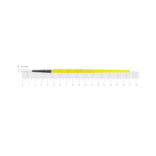 ROSA Kids Round Synthetic Children's Paint Brush No. 6 – Yellow Handle