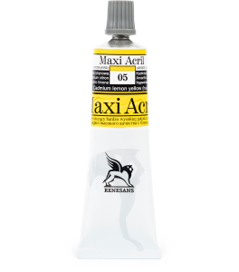 Renesans MAXI ACRYLIC 60 ml 5 CADMIUM YELLOW LEMON