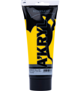 Renesans A'KRYL Acrylic paint 200 ml 5 YELLOW MEDIUM