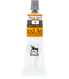 Renesans MAXI AKRYL 60 ml 9 ŻÓŁTA KADMOWA POMARAŃCZOWA