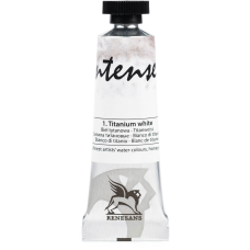 Renesans Intense Watercolour Paint 15 ml – 1 Titanium White Opaque
