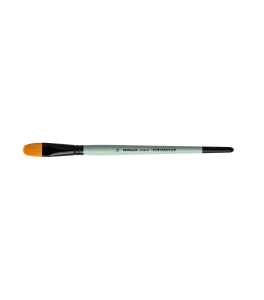 Renesans Golden Synthetic Brush, Oval J1006FR-14, Short Handle