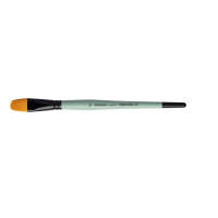Renesans Golden Synthetic Brush, Filbert J1006FR-16, Short Handle