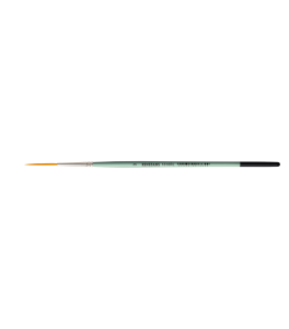 Renesans Golden Synthetic Brush, Round J1010RL-0, Short Handle