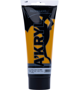 Renesans A'KRYL Acrylic paint 200 ml 12 YELLOW OCHRE