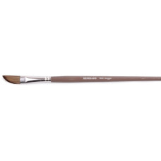 Renesans Synthetic Brush, Dagger J1200D Nr 4, Short Handle, Caffe Latte