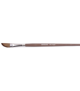 Renesans Synthetic Brush, Dagger J1200D Nr 4, Short Handle, Caffe Latte