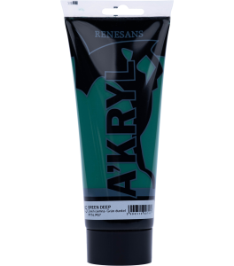 Renesans A'KRYL Farba akrylowa 200 ml 15 ZIELEŃ CIEMNA