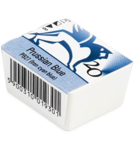 Renesans AKWARELE W KOSTKACH 1,5 ml 20 BŁĘKIT PRUSKI 