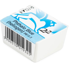 Renesans Watercolour Pan 1.5 ml – 22 Phthalo Blue (Heliogen Blue)