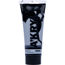 Renesans A'KRYL Acrylic paint 200 ml 28 METALLIC SILVER