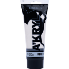 Renesans A'KRYL Farba akrylowa 200 ml 29 metaliczne PLATYNA