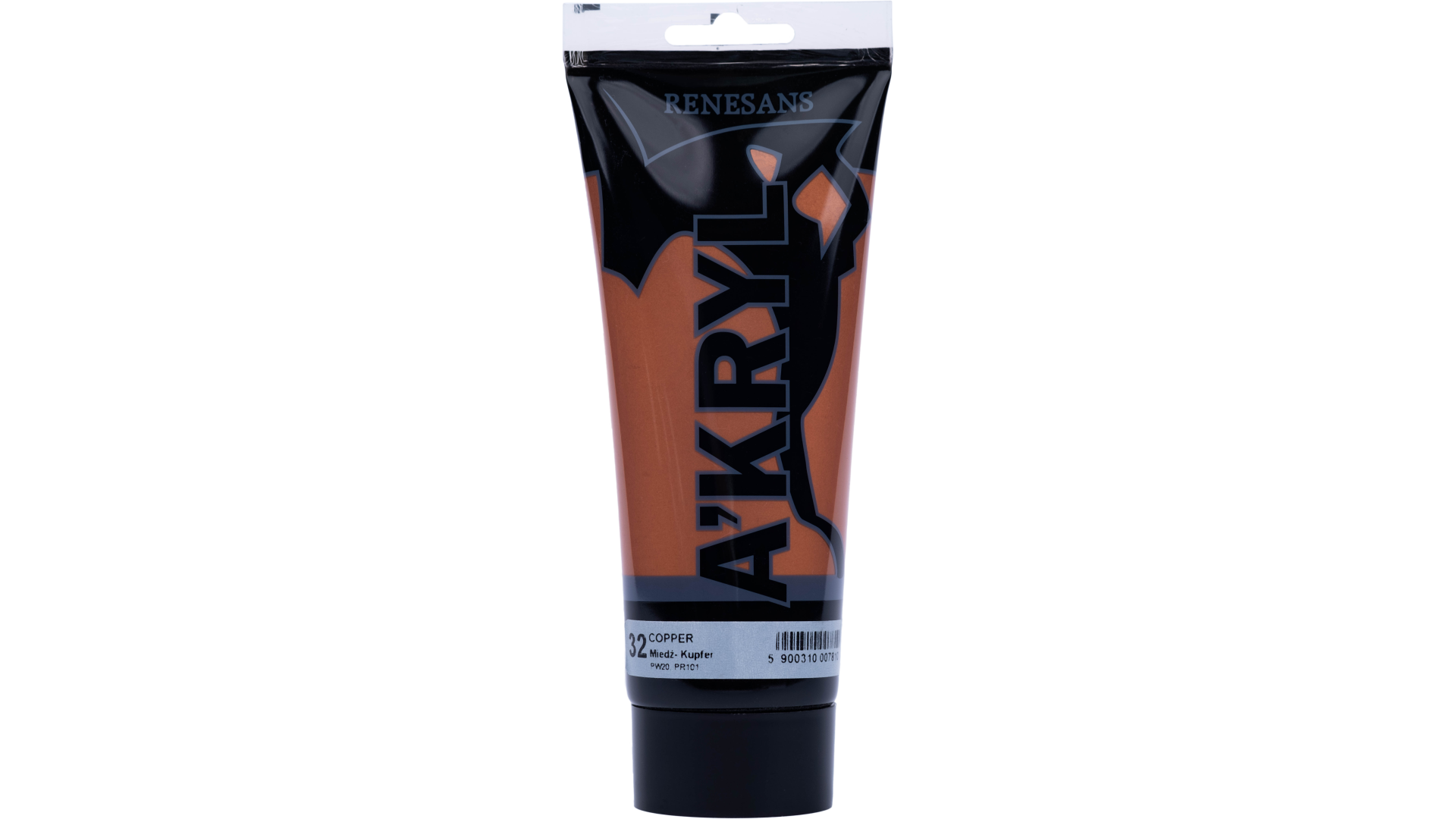 Renesans A'KRYL Farba akrylowa 200 ml 32 metaliczne MIEDŹ