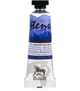 Renesans Intense Farba akwarelowa 15 ml 34 BŁĘKIT INDANTRENOWY